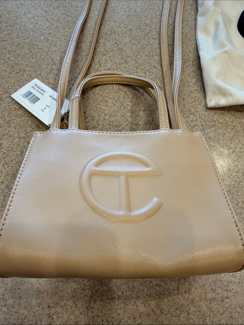 NWT Telfar Small Shopper Bag in Cream Authentic w/ dust bag - Picture 3 of 13